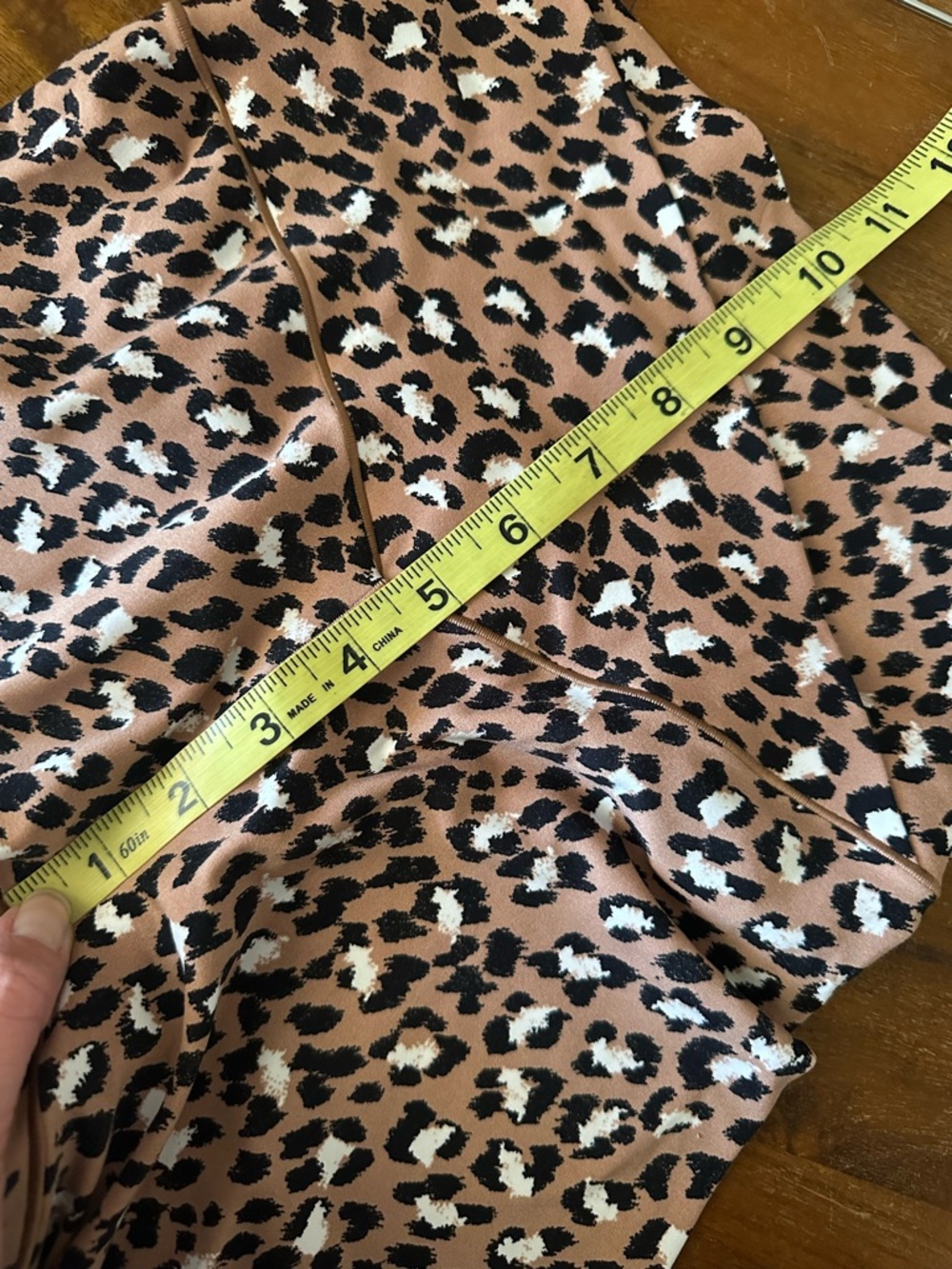 Aerie Leopard Print High-Waist Women’s Leggings - Brown size M - Picture 5 of 9